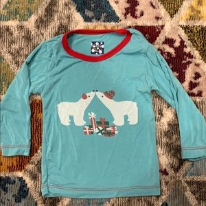 Kickee pants polar bear holiday shirt
